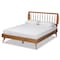 Baxton Studio Emiko Modern and Contemporary Walnut Brown Finished Wood Full Size Platform Bed 183-11120-9407-Zoro - alternate 1